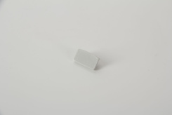 Заглушка для накладного профиля под LED ленту серая без отверстия