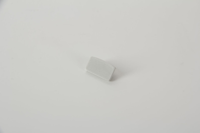 Заглушка для накладного профиля под LED ленту серая без отверстия