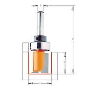Фреза СМТ обгону з верхнім підшипником