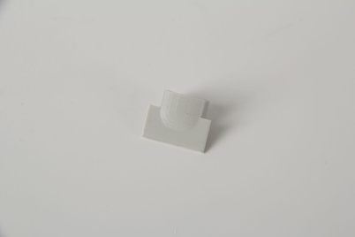 Заглушка для врезного профиля под LED ленту серая