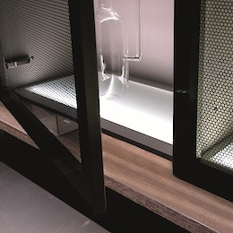 Febal Casa. Фасади із алюмінієвого профілю з фотодруком.