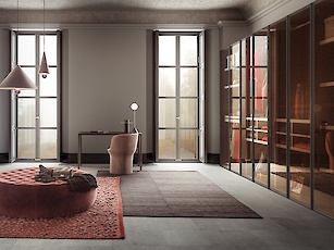 Алюминиевые рамочные фасады. Примеры интерьеров. : Фотоальбом ПКФ Выбор