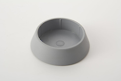 П'ятка AG кругла D=60 поз 1 сірий (заглушка для труби)