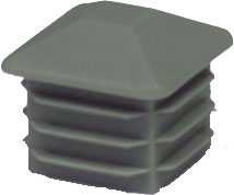 Заглушка для трубы ES квадрат 20х20