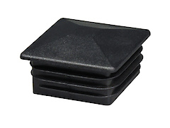 Заглушка ES квадрат 40x40 поз 17 чорний