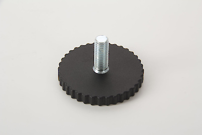 Ніжка регульована КТ круглий D=60 поз 23 чорний Распродам (ніжка меблева)