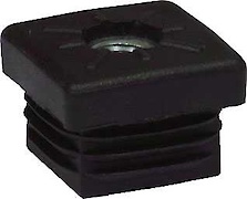 Муфта J квадрат 30x30 поз 27 чорний