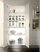 Гратчаста полиця під скло Vibo для кухонного верхнього модулю 900x260 (RP090SFC) хром