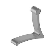 Направляющая (профиль) для навешивания крючка настенной системы Zobal, 3,5м