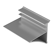 Настінна система Zobal профіль тримач полиці товщиною 25мм, довжина 3,5м