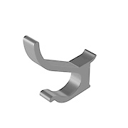 Вішалка для одягу 20мм до настінної системи Zobal