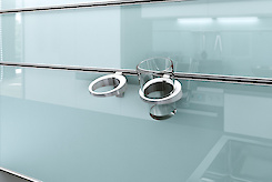 Держатель стакана угловой (наклонный) к настенной системе Zobal