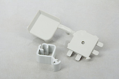 Куточок внутрішній 90 градусів Scilmдо отбортовки h=20мм с заглушкою сірий