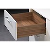 Направляющая Hettich Quadro 25 частичного выдвижения с демпфером Silent System L=400 мм, ДСП 18мм, левая