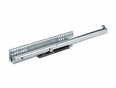 Напрямна Hettich Quadro 25 часткового висування з демпфером Silent System L=450 мм, ДСП 18мм, ліва