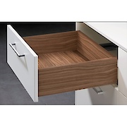 Направляющая Hettich Quadro V6 полного выдвижения с демпфером Silent System L=350 мм, ДСП 18мм, левая