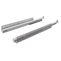 Направляющая Hettich Quadro V6 30 с системой Push to open, L=450 мм, полного выдвижения, ДСП 18мм EB23, левая (9225741)