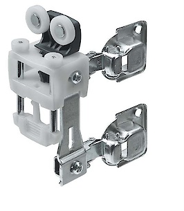 Ходовий елемент, вага стулки до 25 кг, без функції самозачинення Hettich WingLine L, правий (9237494) (верхній ролик)