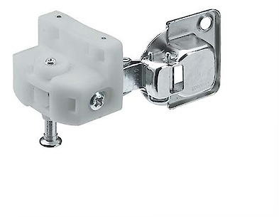 Направляющий элемент с функцией самозакрывания Hettich WingLine L, левый, монтаж под/над цоколь (9237431) (нижний ролик)