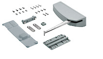 Механизм Pull to move, вес створки до 12 кг Hettich WingLine L, открывание влево (9238115)