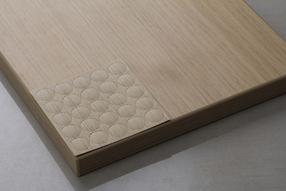 Заглушка самоклеющаяся Folmag для конфирмата к Н1334 Дуб Сорано натуральный светлый (25шт)