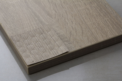 Заглушка самоклеющаяся Folmag для конфирмата к Н1146 Дуб Бардолино серый (25шт)