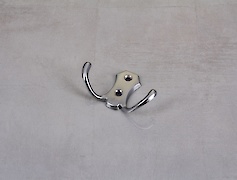 Меблевий гачок GTV K24-В0 подвійний, алюміній