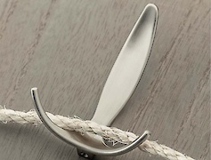 Гачок GTV Е18 потрійний, інокс