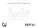 Меблевий гачок GTV K2202 подвійний