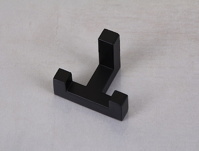 Меблевий гачок GTV K2202 подвійний, чорний