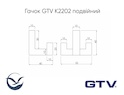 Меблевий гачок GTV K2202 подвійний