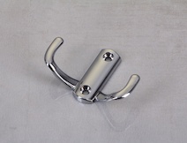 Меблевий гачок GTV K23-E1 подвійний, хром