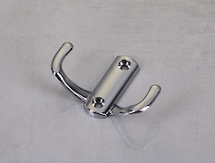 Меблевий гачок GTV K23-E1 подвійний, хром