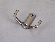 Мебельный крючок GTV К23-E1 двойной, инокс