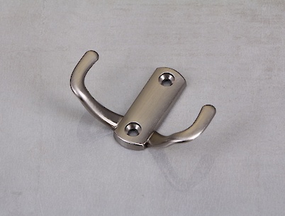 Меблевий гачок GTV K23-E1 подвійний, шліфована сталь