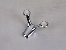 Мебельный крючок GTV TOLEDO B0 двойной, хром