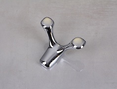 Мебельный крючок GTV TOLEDO B0 двойной, хром