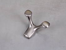 Мебельный крючок GTV TOLEDO B0 двойной, инокс