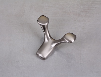 Меблевий гачок GTV TOLEDO B0 подвійний, інокс