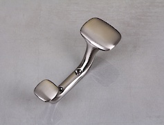 Мебельный крючок GTV TOLEDO C0 двойной, инокс