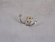 Мебельный крючок GTV К24-B0 двойной, сатин