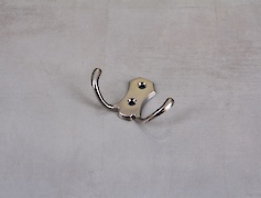 Меблевий гачок GTV K24-B0 подвійний, сатин