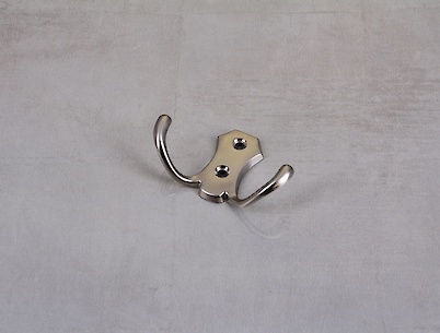 Меблевий гачок GTV K24-B0 подвійний, сатин