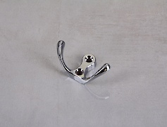 Меблевий гачок GTV K24-С0 подвійний, хром