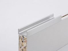 Врізний торцевий алюмінієвий профіль ручка H1 для меблевих фасадів