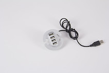 Адаптер GTV на 4 USB, серая