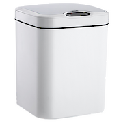 Сенсорне (розумне) відро для сміття JAH 15л без внутрішнього відра, квадратне біле