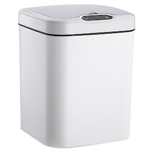 Ведро мусорное сенсорное JAH 6511 квадратное на 15 л без внутреннего ведра с аккумулятором