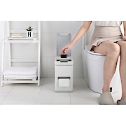 Сенсорное (умное) мусорное ведро JAH 7л с внутренним ведром и местом для туалетной бумаги