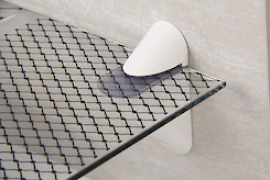 Полкодержатель белый Poliplast